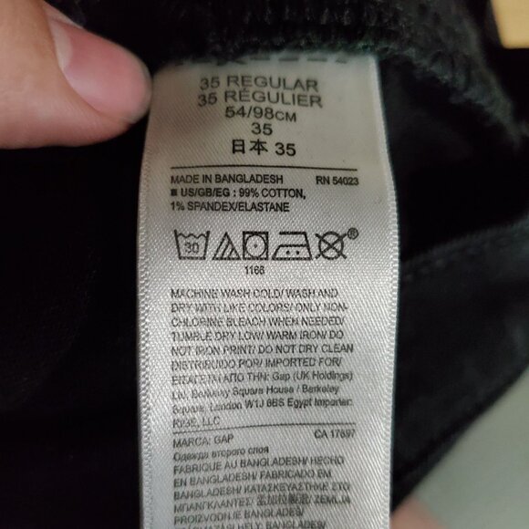 Gap Jeans Women’s 35R Black Best Girlfriend Relaxed Fit Stretch Denim - Picture 3 of 11